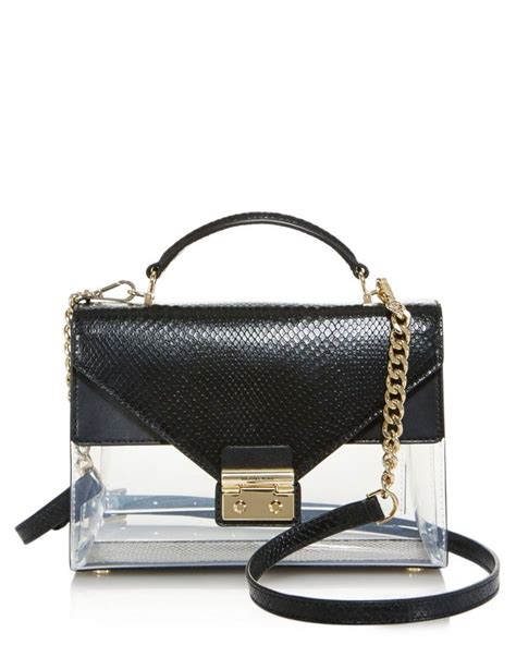 michael michael kors sloan clear satchel 100 exclusiv|MICHAEL Michael Kors Satchels Handbags .